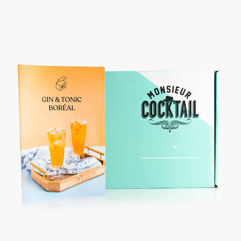 Boîte cocktails Gin & Tonic boréal sans alcool - Monsieur Cocktail