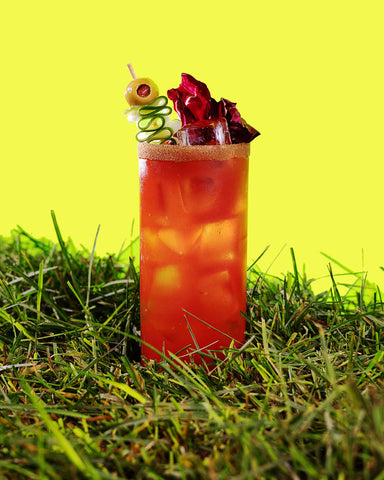 Bloody gin & concombre avec mix à bloody
