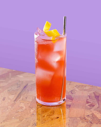 Gin & tonic fruité faible en sucre avec gym tonic et sirop simple keto