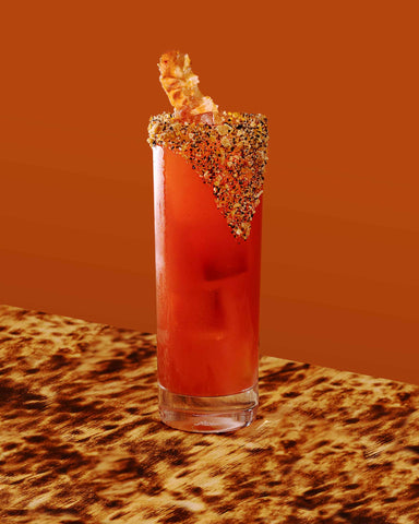 Bloody bourbon & bacon avec mix à bloody