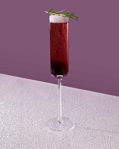 Kir Royal aux bleuets