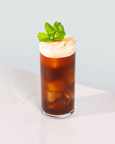 Amaro and coffee lemonade