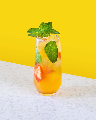 Non-alcoholic Strawberry Vanilla Mojito