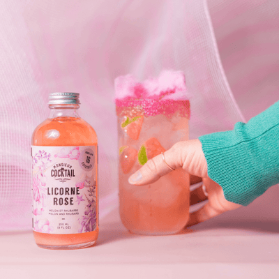 Duo cocktails au gin sans alcool : Fondation du CHU de Québec