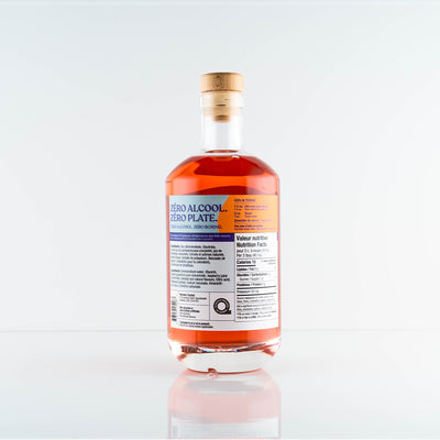 Non-alcoholic pink gin