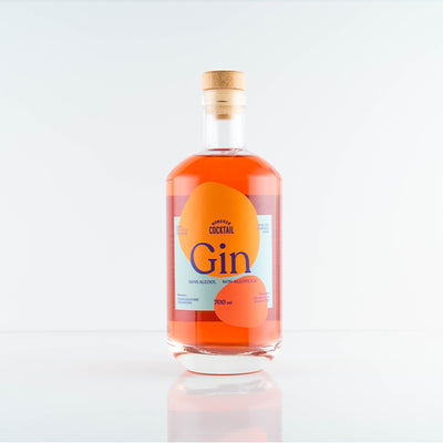 Non-alcoholic pink gin