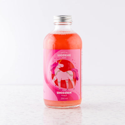 Pink unicorn syrup
